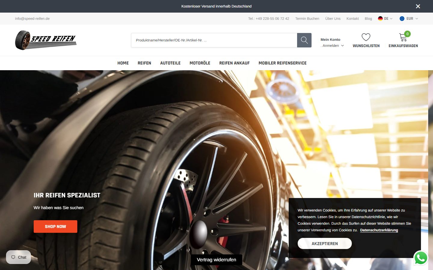 Speed Reifen – Projekt von CSV-Support
